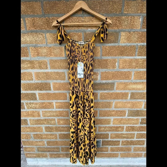 Show Me Your Mumu The Smooch Dress in leopard print small - Picture 13 of 15